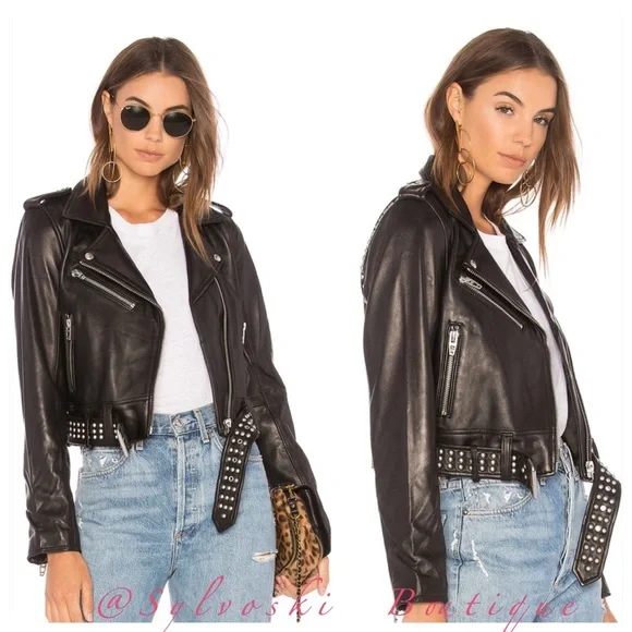 🔥BLANKNYC Black Smoke Leather Jacket in Black - Picture 2 of 6